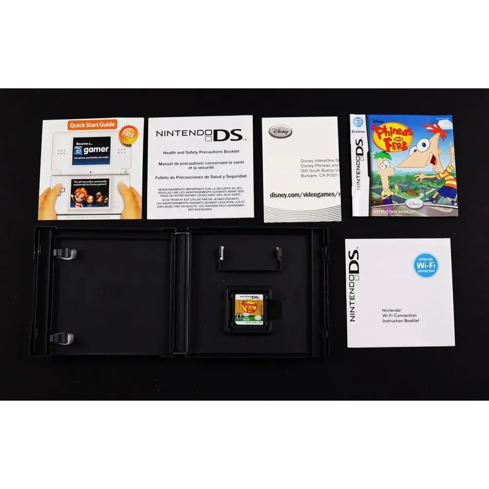 Phineas and Ferb Nintendo‎ DS Complete CIB With Manual